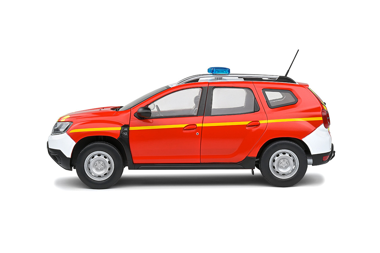 1/18 Solido 2021 Dacia Duster MK2 Fire Department Diecast Car Model