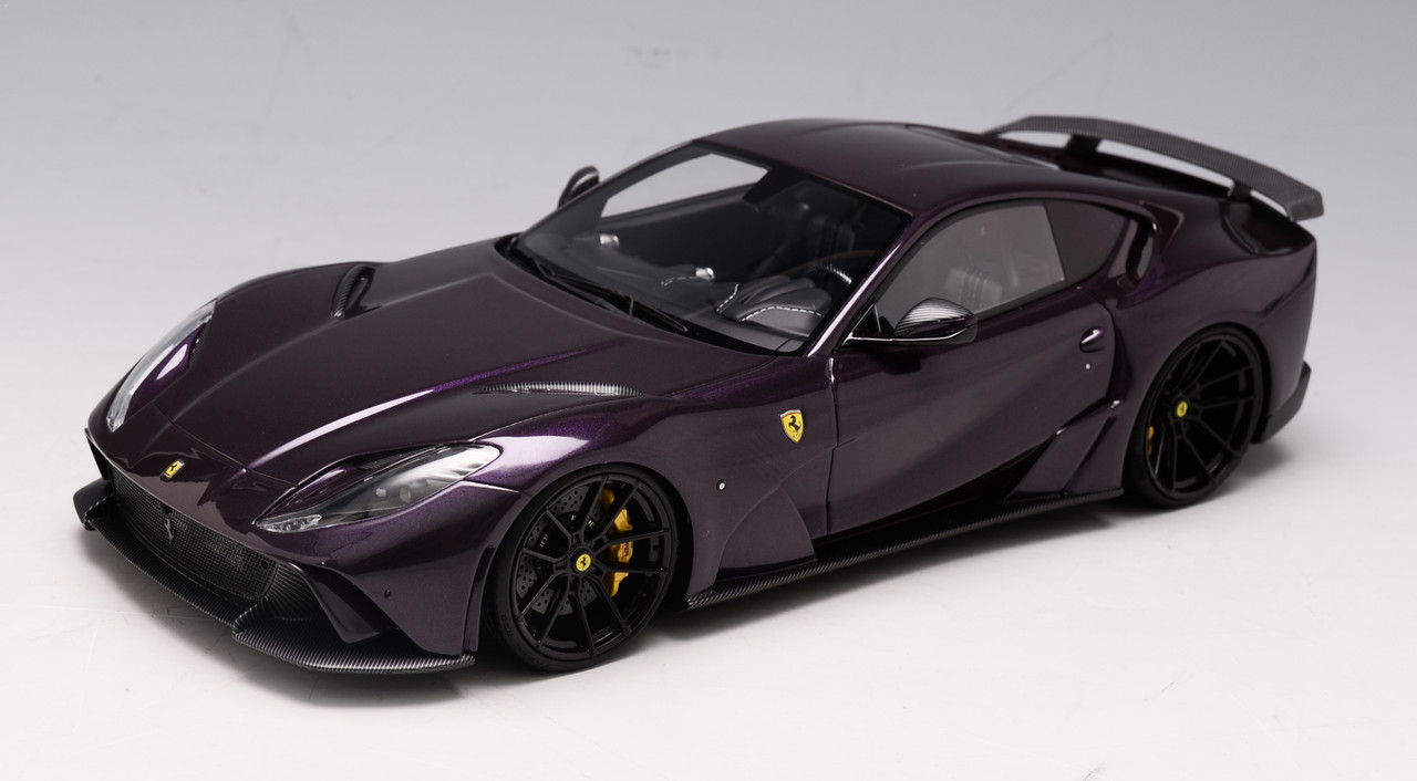 1/18 Ivy Novitec Ferrari 812 GTS N-Largo (Purple with Black Wheels) Resin  Car Model Limited 50 Pieces