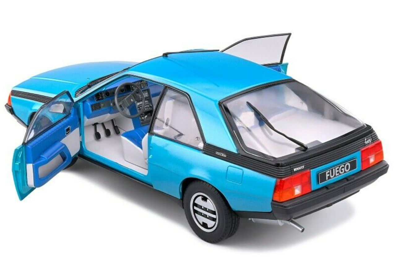 1/18 Solido 1980 Renault Fuego GTS (Blue) Diecast Car Model