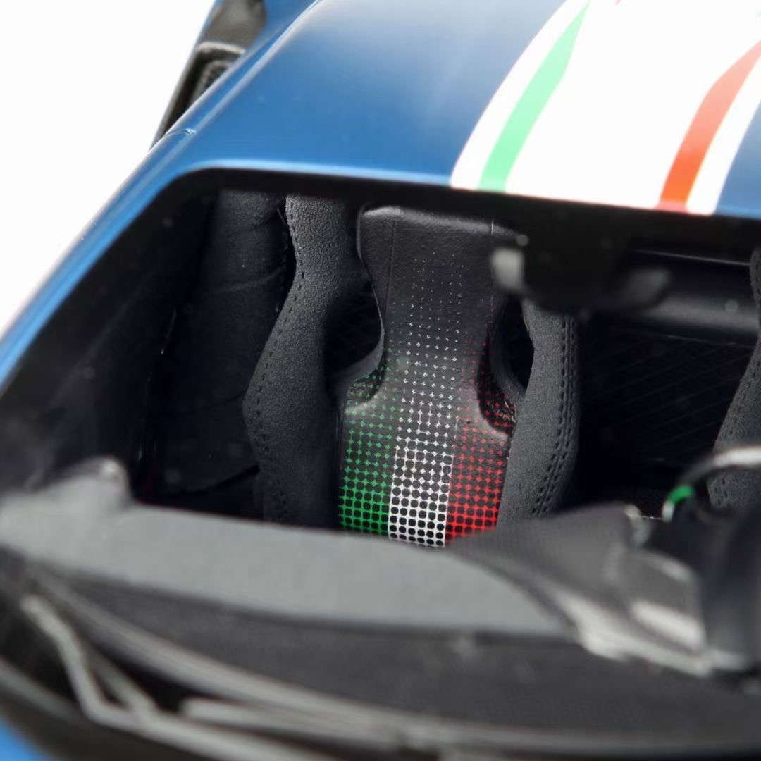 1/18 BBR Ferrari 488 Pista Piloti #73 (Matt Abu Dhabi Blue) Resin Car Model Limited 40 Pieces