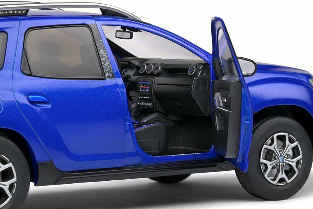 1/18 Solido 2018 Dacia Duster MK II (Cosmos Blue Metallic) Diecast Car  Model 