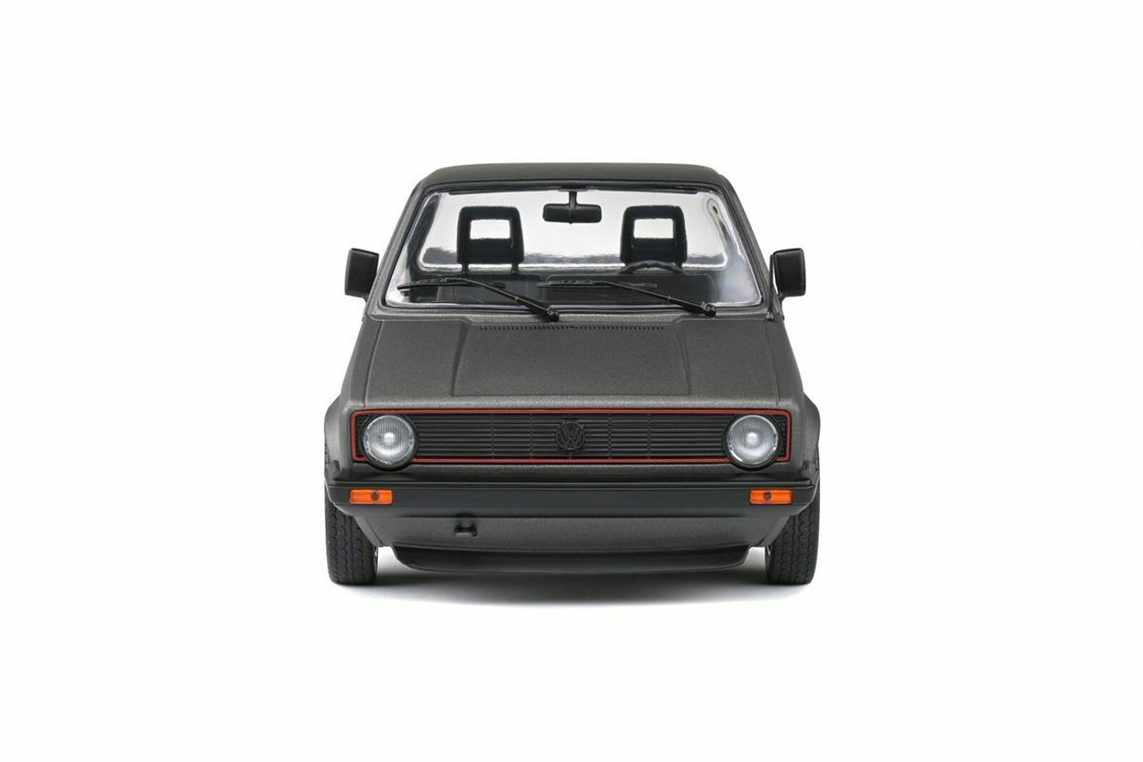 1/18 Solido 1982 Volkswagen VW Caddy MK1 Custom II (Matte Dark Grey) Diecast Car Model