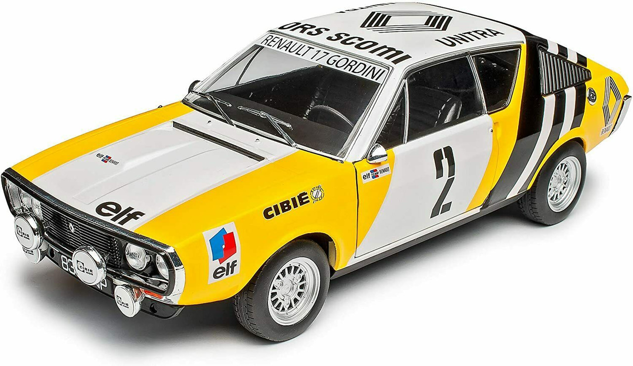 1/18 Solido 1976 Renault R17 #2 Rallye de Pologne B. Krupa, P. Mystkowski Diecast Car Model