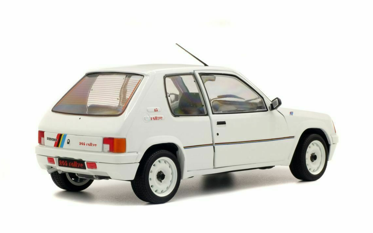 1/18 Solido 1988 Peugeot 205 Rallye MK1 (White) Diecast Car Model