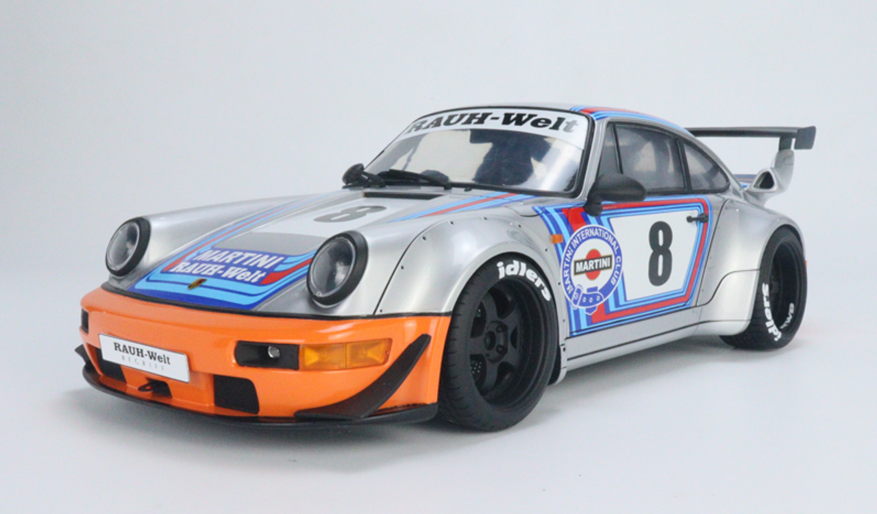  1/12 POPRACE Porsche RWB 964 Martini PR12-964R-MAR Resin Car Model