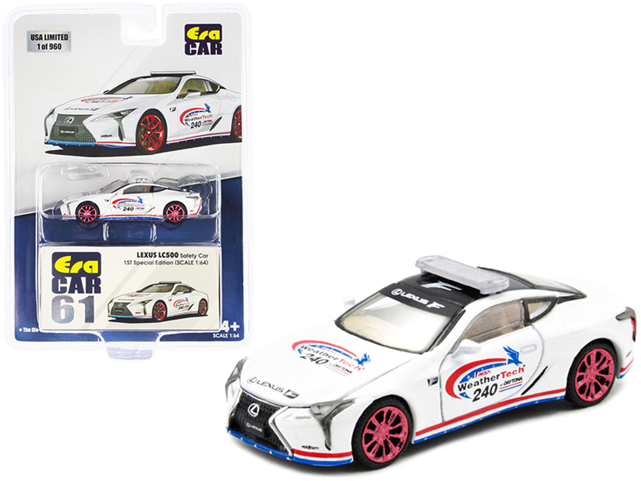 ℕ Lexus LC500 Safety Car White 