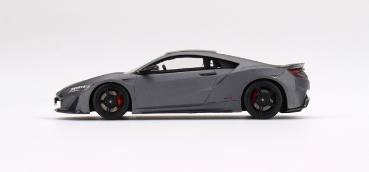  1/43 TSM Model Honda NSX Type S 2022 Gotham Gray Matte Resin Car Model