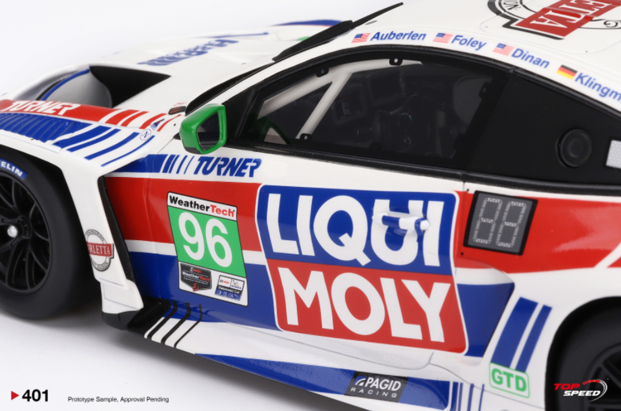 1/18 Top Speed BMW M4 GT3 #96 Bill Auberlen - Michael Dinan - Robby Foley - Jens Klingmann "Turner Motorsport" IMSA 24 Hours of Daytona (2022) Resin Car Model