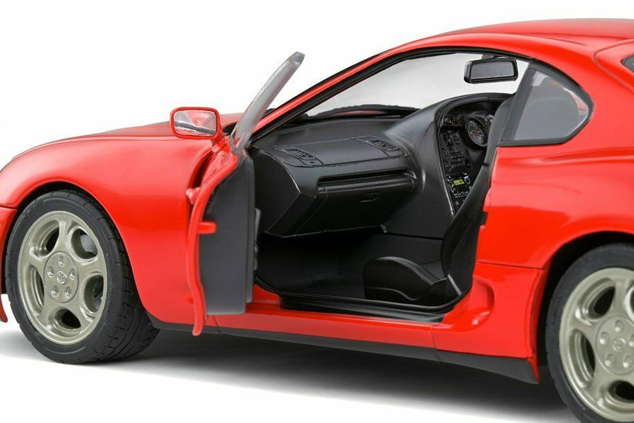 ソリド トヨタ スープラ MK4 レッド 1/18 1/18 Solido 1993 Toyota Supra MK4 (Red) Diecast Car Model