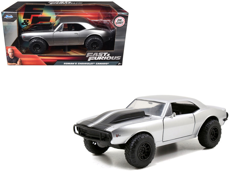 1/24 Jada 1967 Roman's Chevrolet Camaro (Silver) Fast & Furious 7