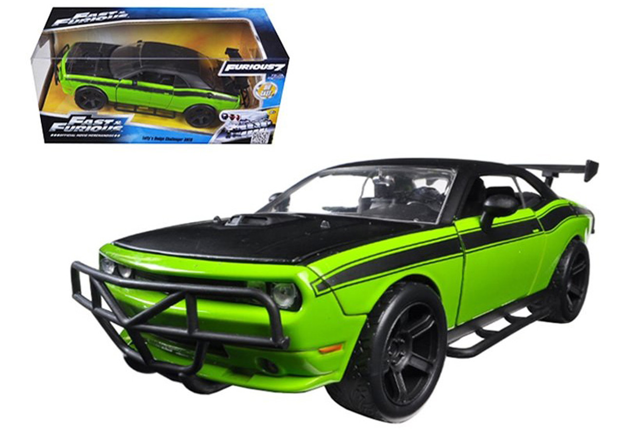 1/24 Jada Dodge Challenger SRT8 (Green) Movie Fast and Furious 7 Diecast Car Model