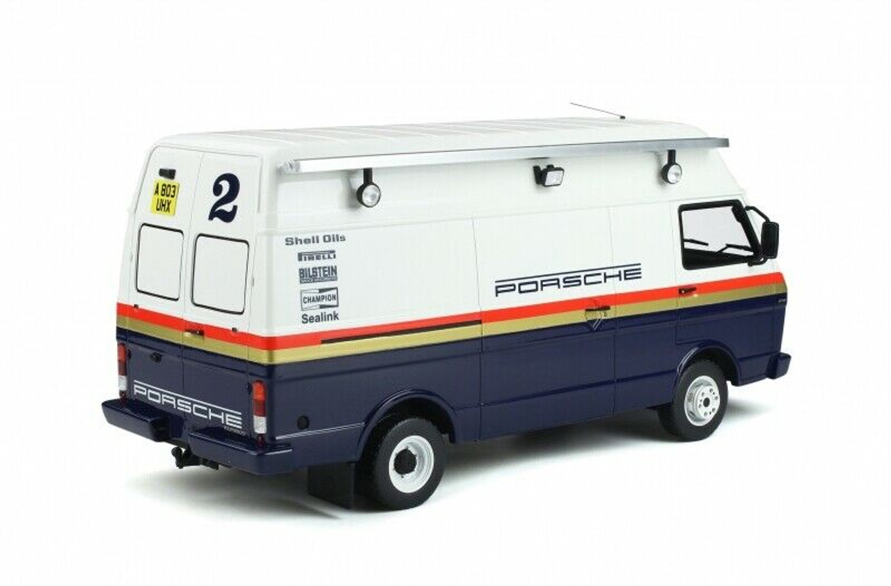 1/18 OTTO Volkswagen VW LT35 LWB Rallye Assistance Van Rothmans Porsche Resin Car Model Limited