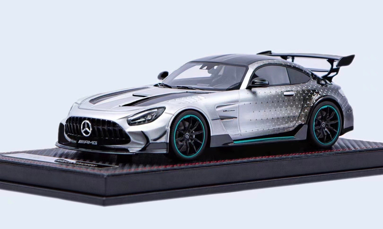 国産低価メルセデス ベンツ AMG GT ロードスター 1/43 ミニカー 青 乗用車