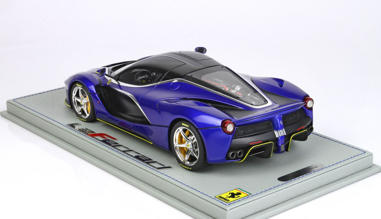 1/18 BBR Ferrari LaFerrari (Electric Blue Metallic) Resin Car Model Limited 32 Pieces