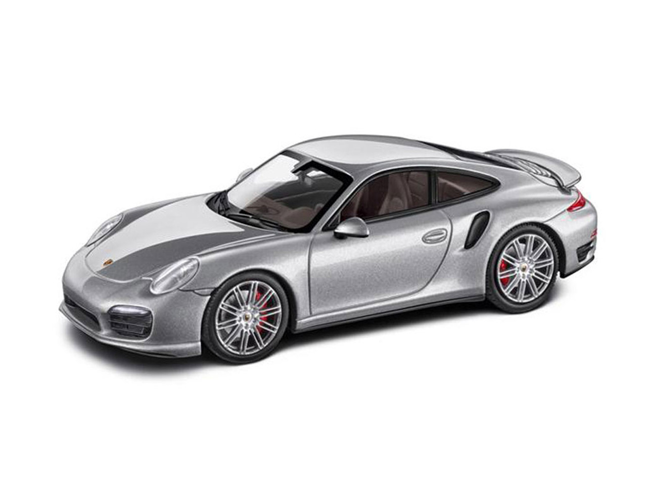 1/43 Dealer Edition 2013 Porsche 911 (991) Turbo (Silver) Car Model