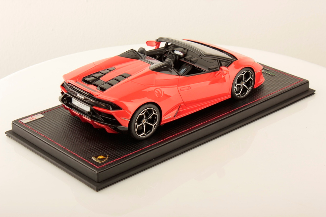 1/18 MR Collection Lamborghini Huracán EVO Spyder (Arancio Xanto Orange) Resin Car Model Limited