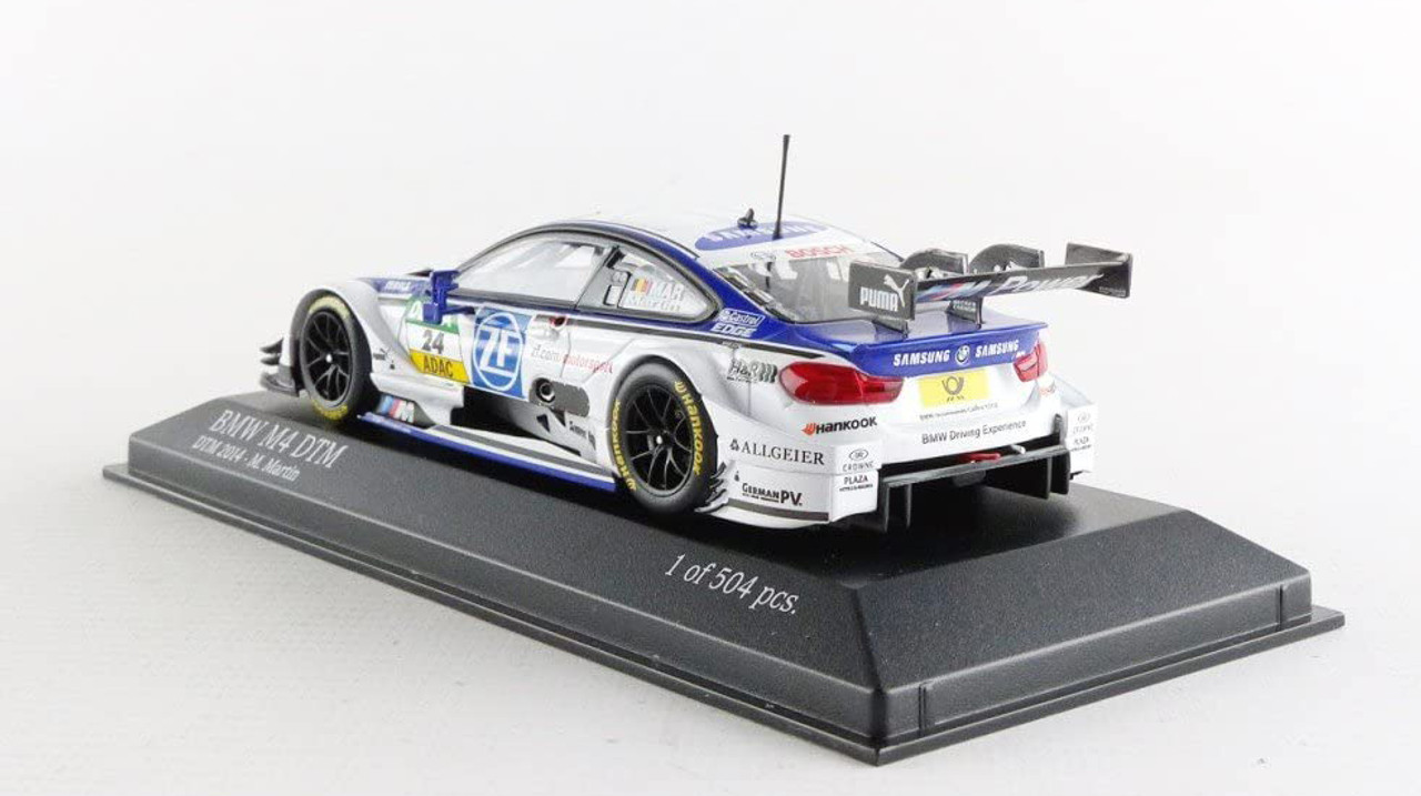 1/43 Minichamps 2014 BMW M4 DTM #24 DTM BMW-Team-RMG Maxime Martin Diecast Car Model