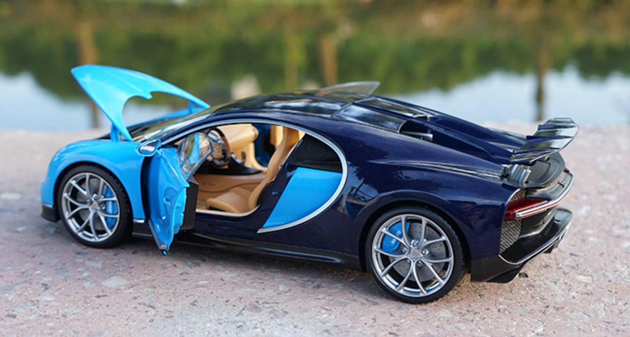 1/18 GTAUTOS GTA Bugatti Chiron (Blue) Diecast Car Model