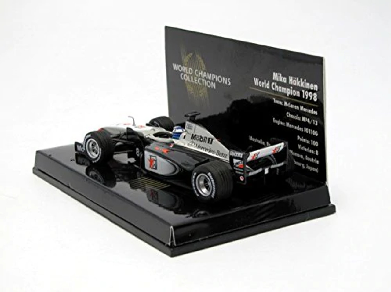 Two-seater PMA 1/43 McLaren Mercedes MP4/98T Hakkinen / Ilya Mrs 