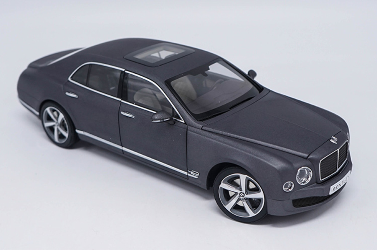 1/18 Kyosho Bentley Mulsanne (Matte Grey) Diecast Car Model