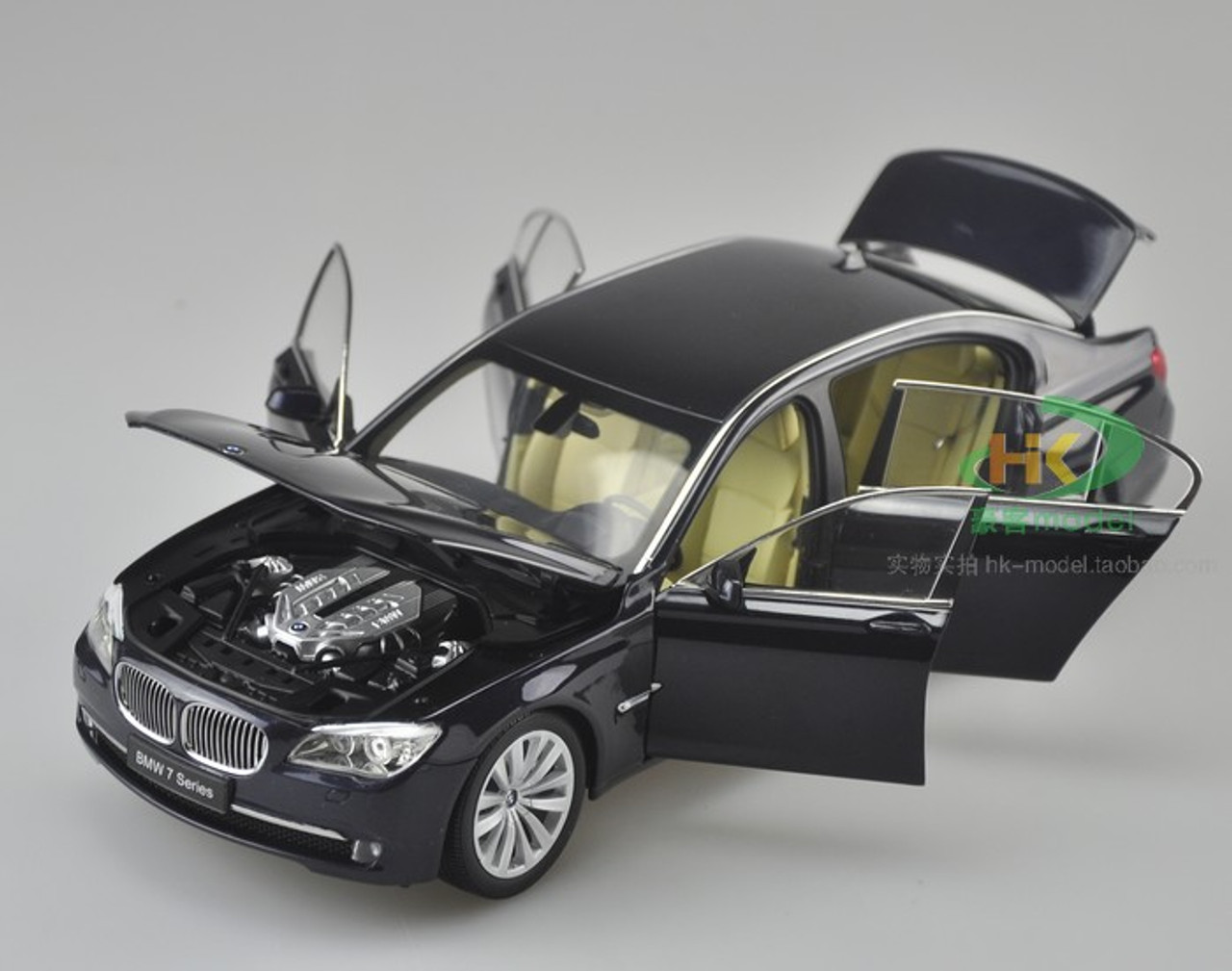 1/18 Kyosho BMW F02 7 Series 750Li (Citrine Black) Diecast Car 