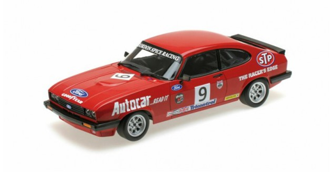 1/18 Minichamps 1980 Ford Capri 3,0S #8 24h Spa Serge Power Bastos Racing Soto, Honeger, Libert Diecast Car Model