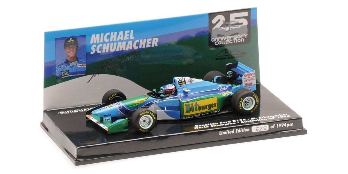 1/43 Minichamps 1994 Michael Schumacher Benetton B194 #5