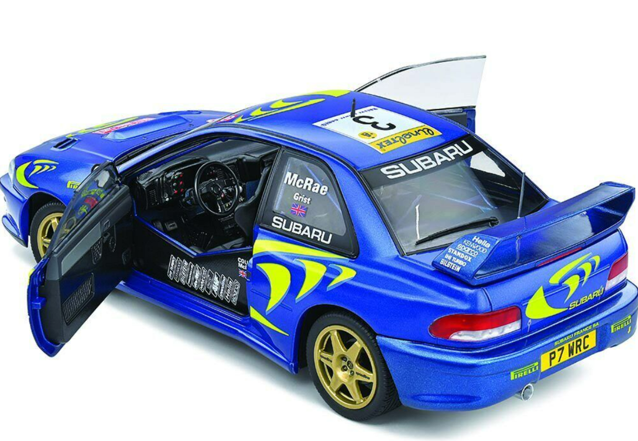 1/18 Solido 1998 Subaru Impreza 22b Rallye Monte-Carlo Diecast Car Model