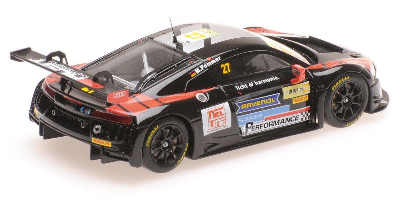 1/43 Minichamps 2017 Audi R8 LMS #27 FIA GT World Cup Macau Markus Pommer Diecast Car Model