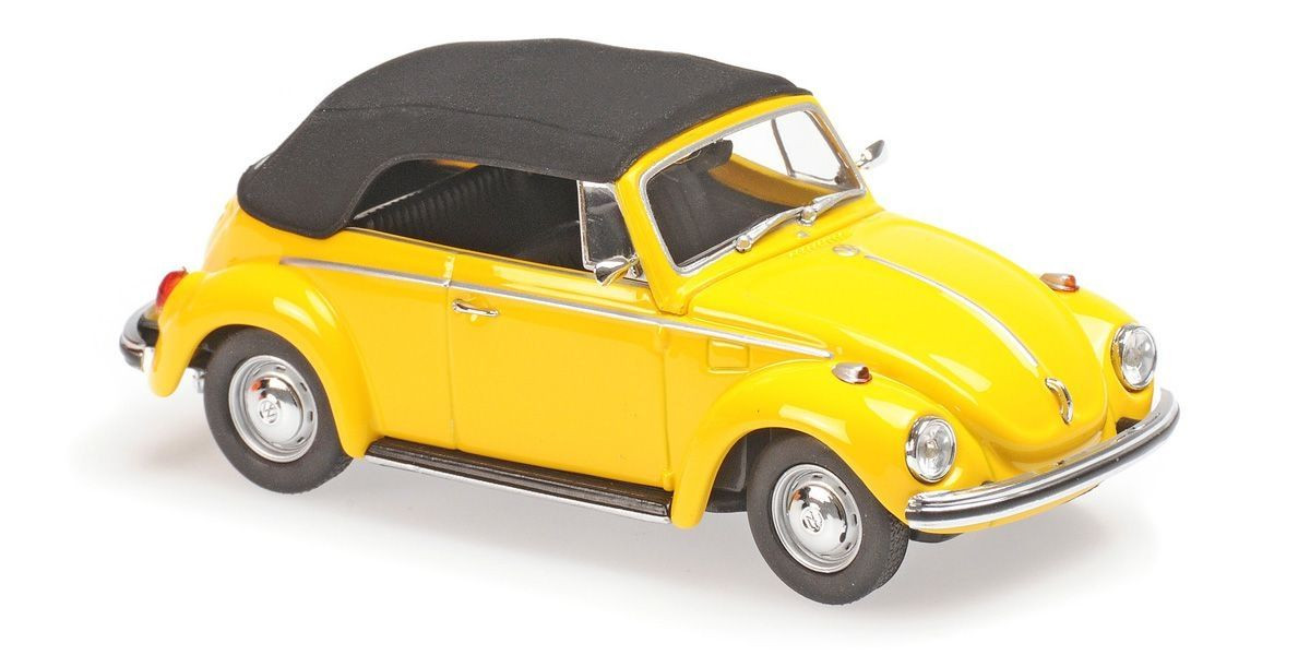 1/43 Minichamps 1970 Volkswagen VW 1302 Cabriolet (Yellow) Diecast