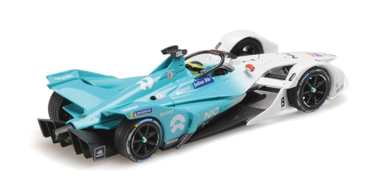 1/43 Minichamps 2018 2019 Tom Dillmann NIO Sport 004 #8 Formula E Season 5 Diecast Car Model