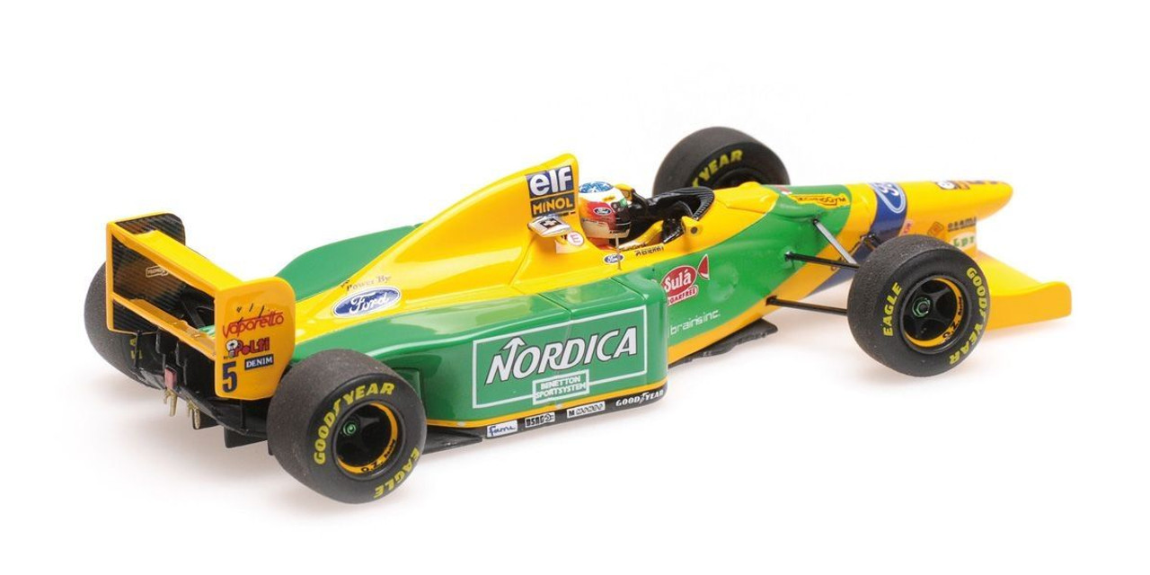 1/43 Minichamps 1993 Michael Schumacher Benetton B193B #5 Winner Portugal GP Formula 1 Car Model