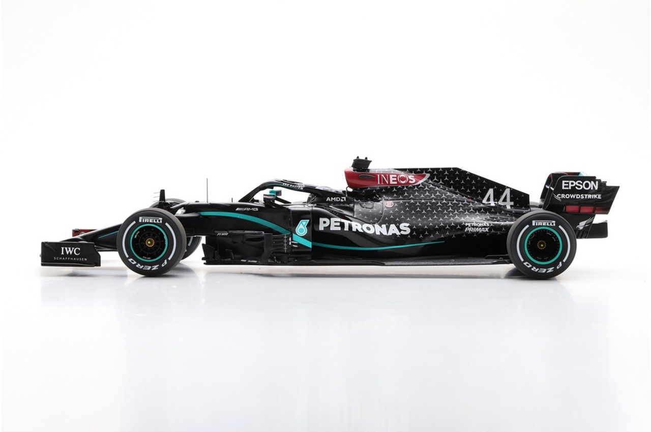 1/18 Spark 2020 Mercedes-AMG F1 W11 EQ Performance No.44 Mercedes-AMG  Petronas Formula One Team Winner Silverstone GP Lewis Hamilton Resin Car  Model