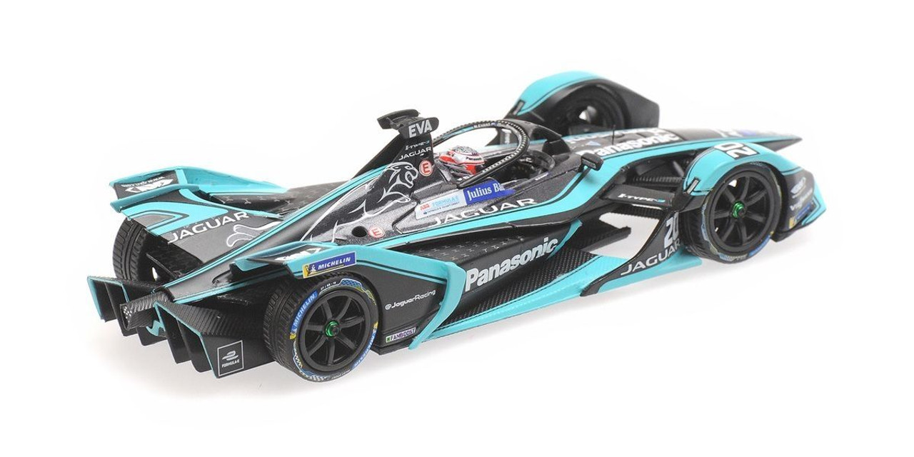 1/43 Minichamps 2018 2019 Mitch Evans Jaguar I-Type III #20 Formula E season 5 Car Model