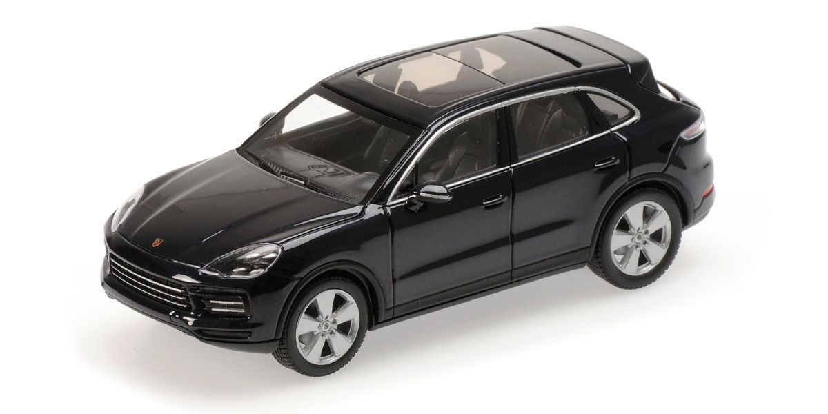 ミニカー MINICHAMPS PORSCHE CAYENNE S HYBRID 1/43 Minichamps 2017 Porsche Cayenne (Dark Blue Metallic) Car
