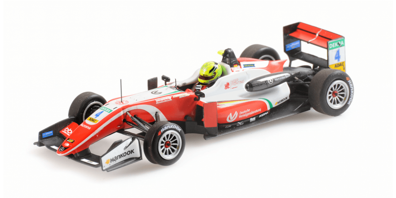 1/43 Minichamps 2018 Mick Schumacher Dallara F317 #4 Formula 3 Champion Car Model