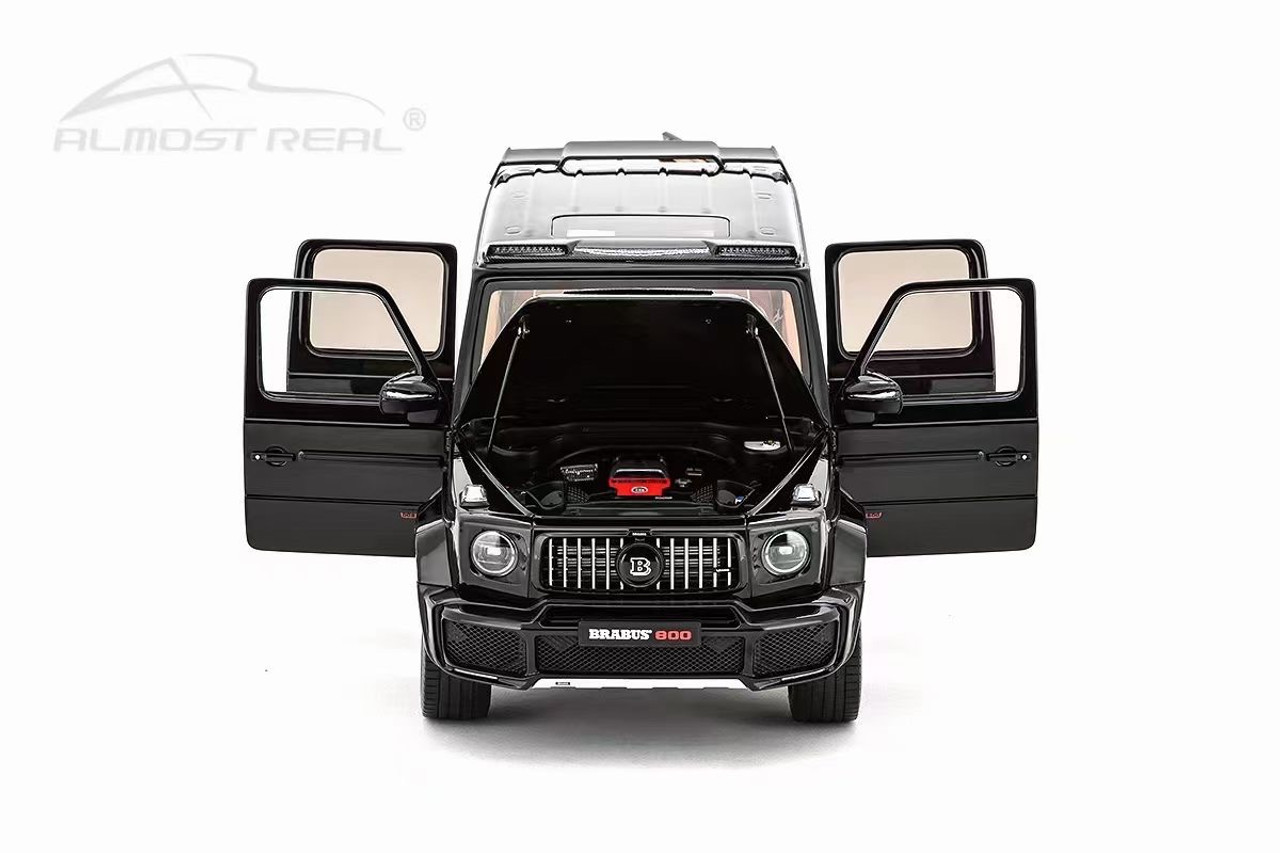 1/18 Almost Real Mercedes-Benz G-Class G63 AMG Brabus G800 (Black) Car Model Limited