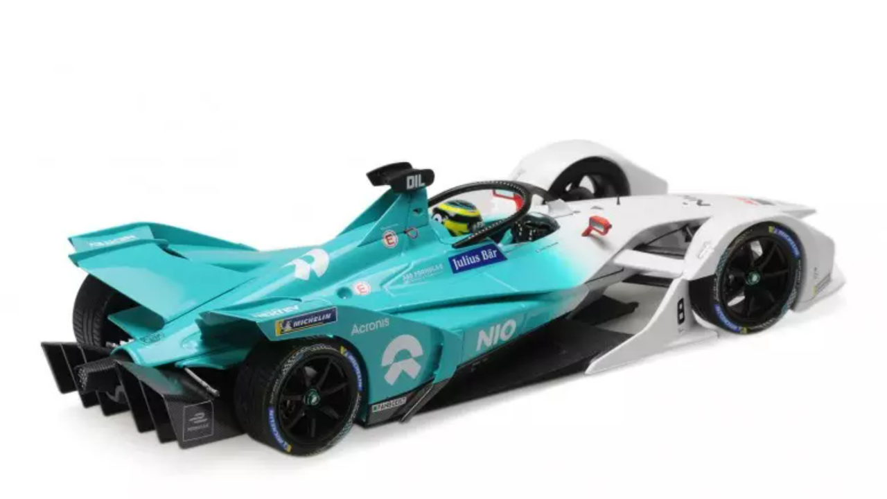 1/18 Minichamps 2018 2019 Tom Dillmann NIO Sport 004 #8 Formula E Season 5 Car Model