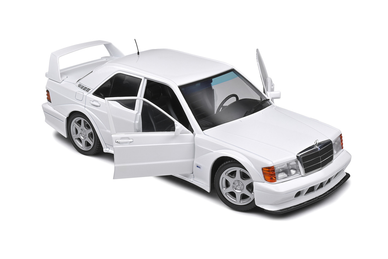 1/18 Solido 1990 Mercedes-Benz 190E Evo 2 (White) Diecast Car Model