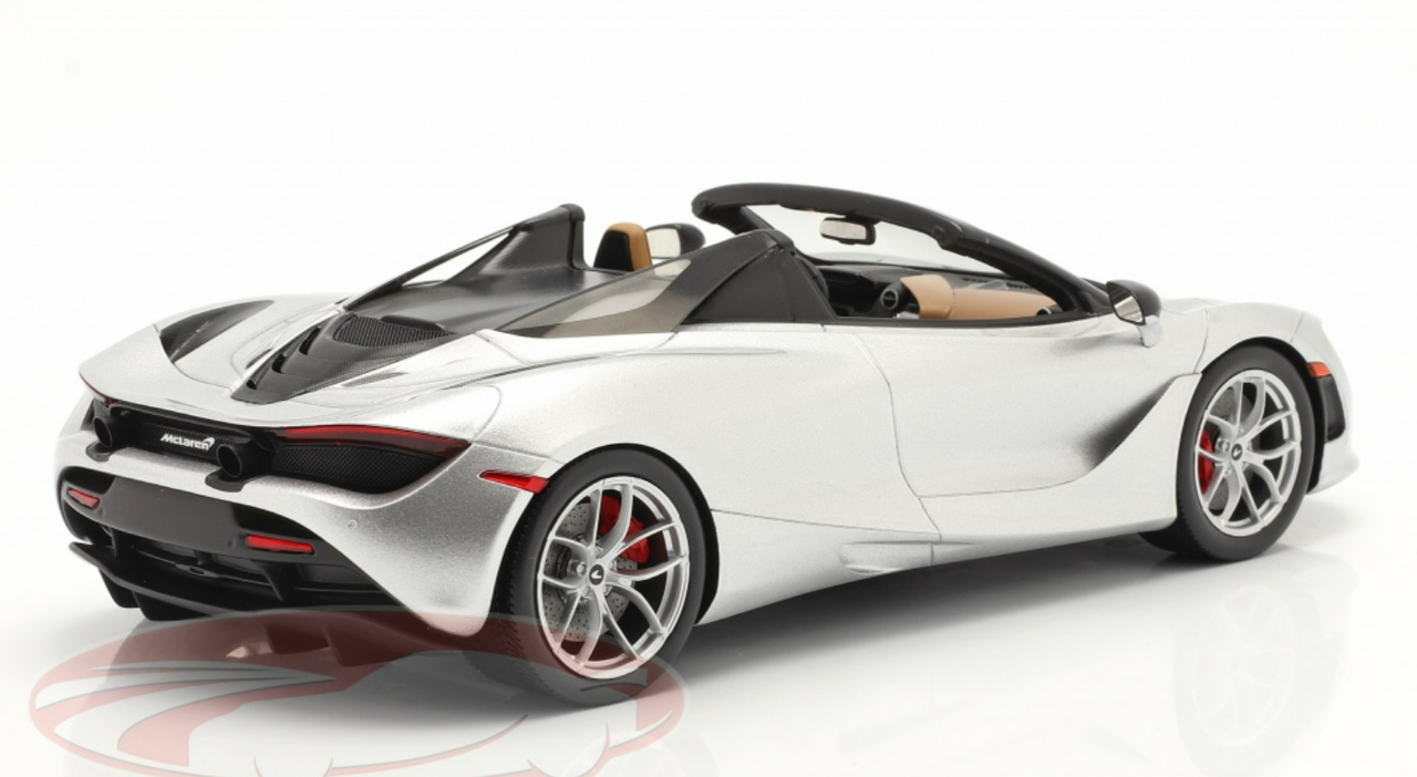 1/18 Spark McLaren 720S Spider (Supernova Silver) Resin Car Model