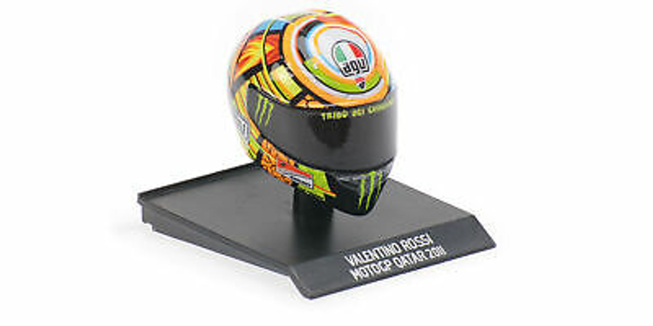 1/10 Minichamps Valentino Rossi MotoGP Qatar 2011 AGV Helmet Model