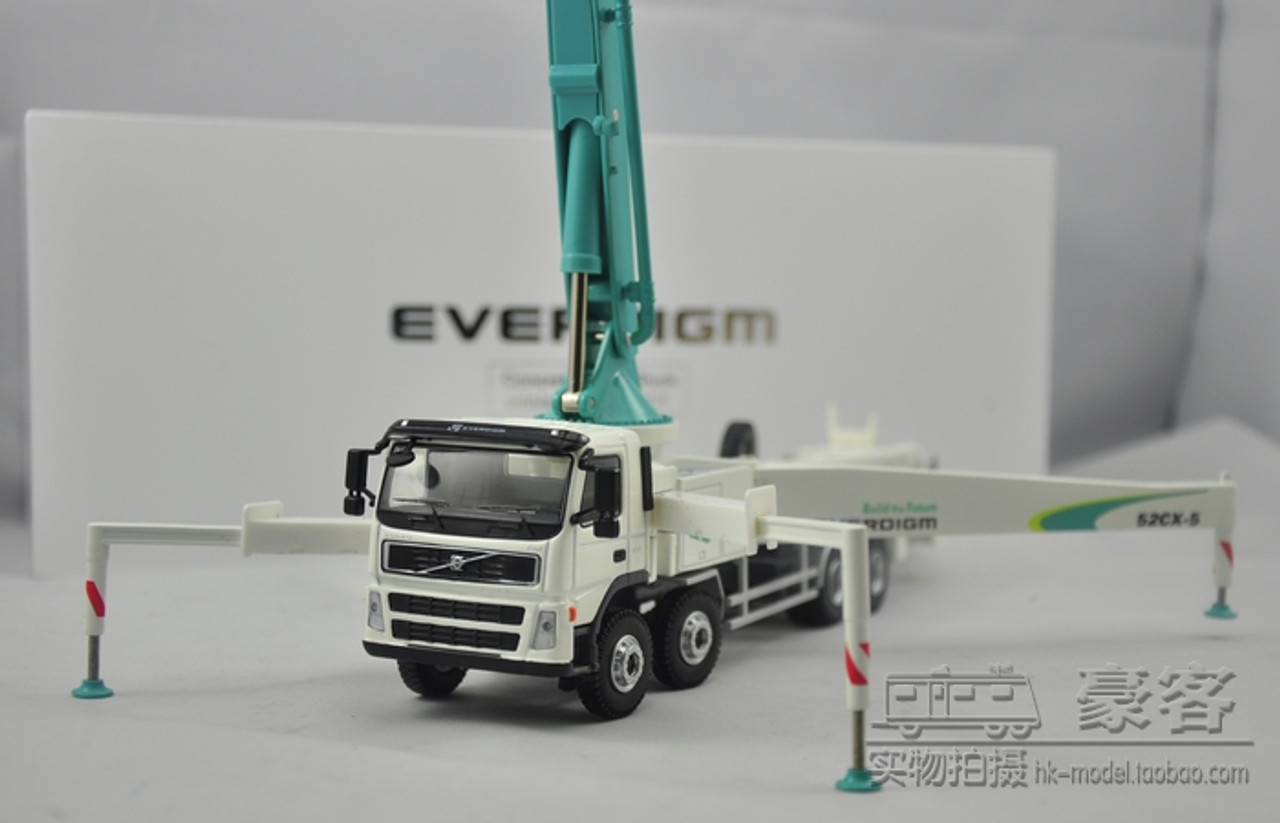 1/50 Everdigm Volve 52CX-5 Concrete Pump Truck Diecast Car Model