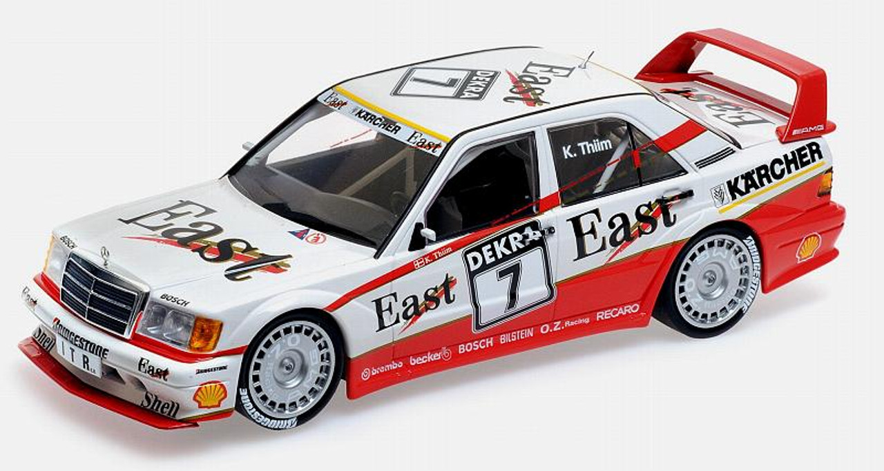 1/18 Minichamps 1991 Mercedes-Benz 190E 2.5-16 Evo 2 #7 DTM AMG Motorenbau  GmbH Kurt Thiim Diecast Car Model