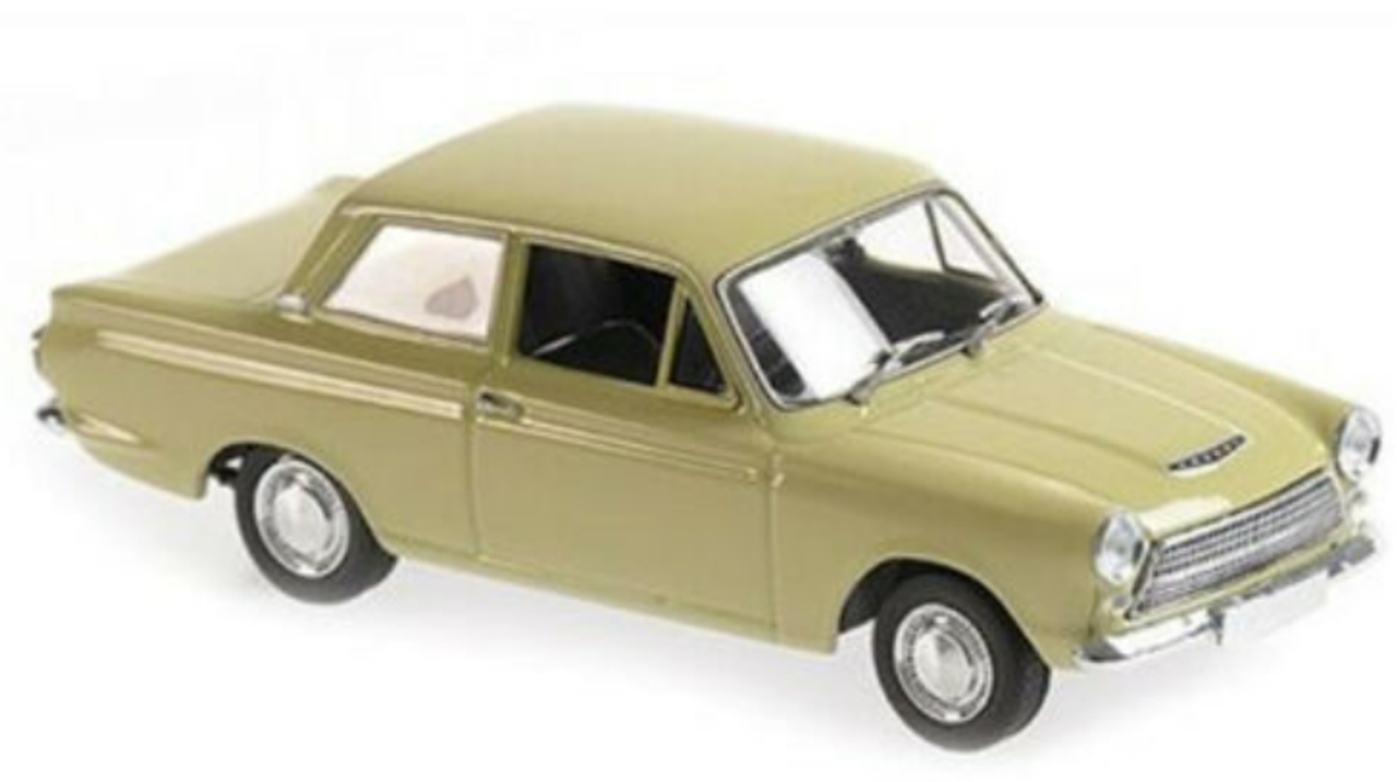 1/43 Minichamps 1962 Ford Cortina MK I (Light Green) Car Model