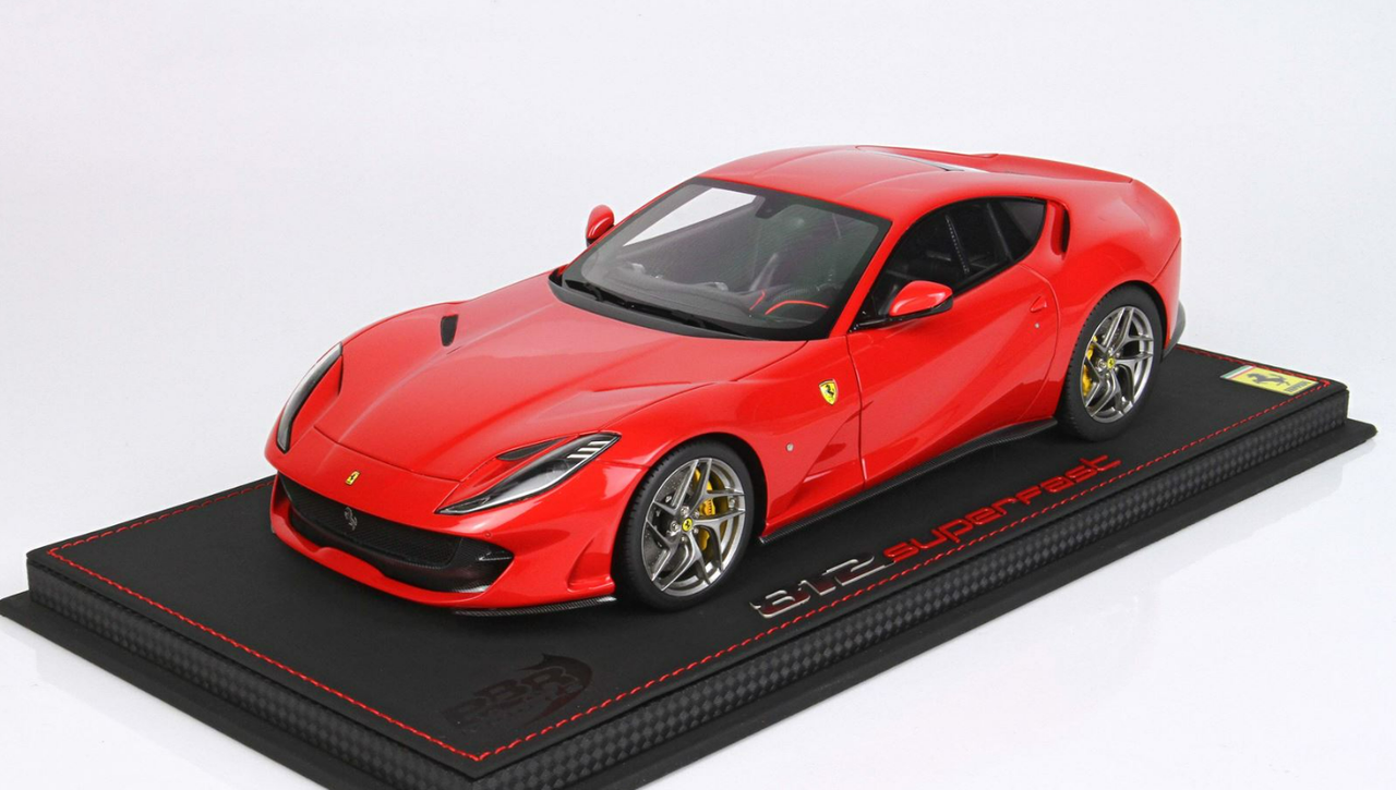 1/18 BBR Ferrari 812 Superfast (Rosso Corsa 322 Red) Resin Car Model  Limited 188 Pieces