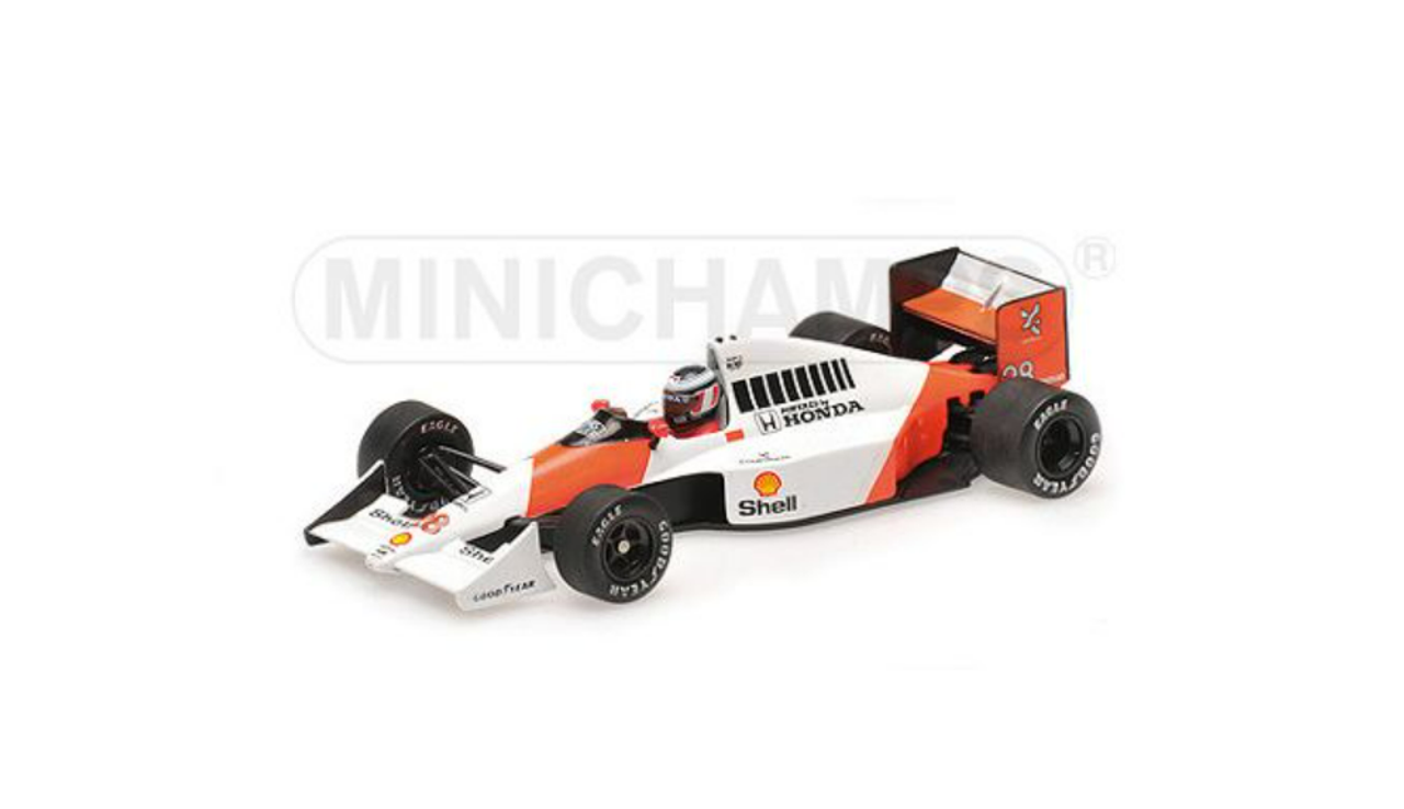 1/43 Minichamps 1990 Gerhard Berger #28 McLaren MP4/5B 2nd Brazil GP F1 Car Model