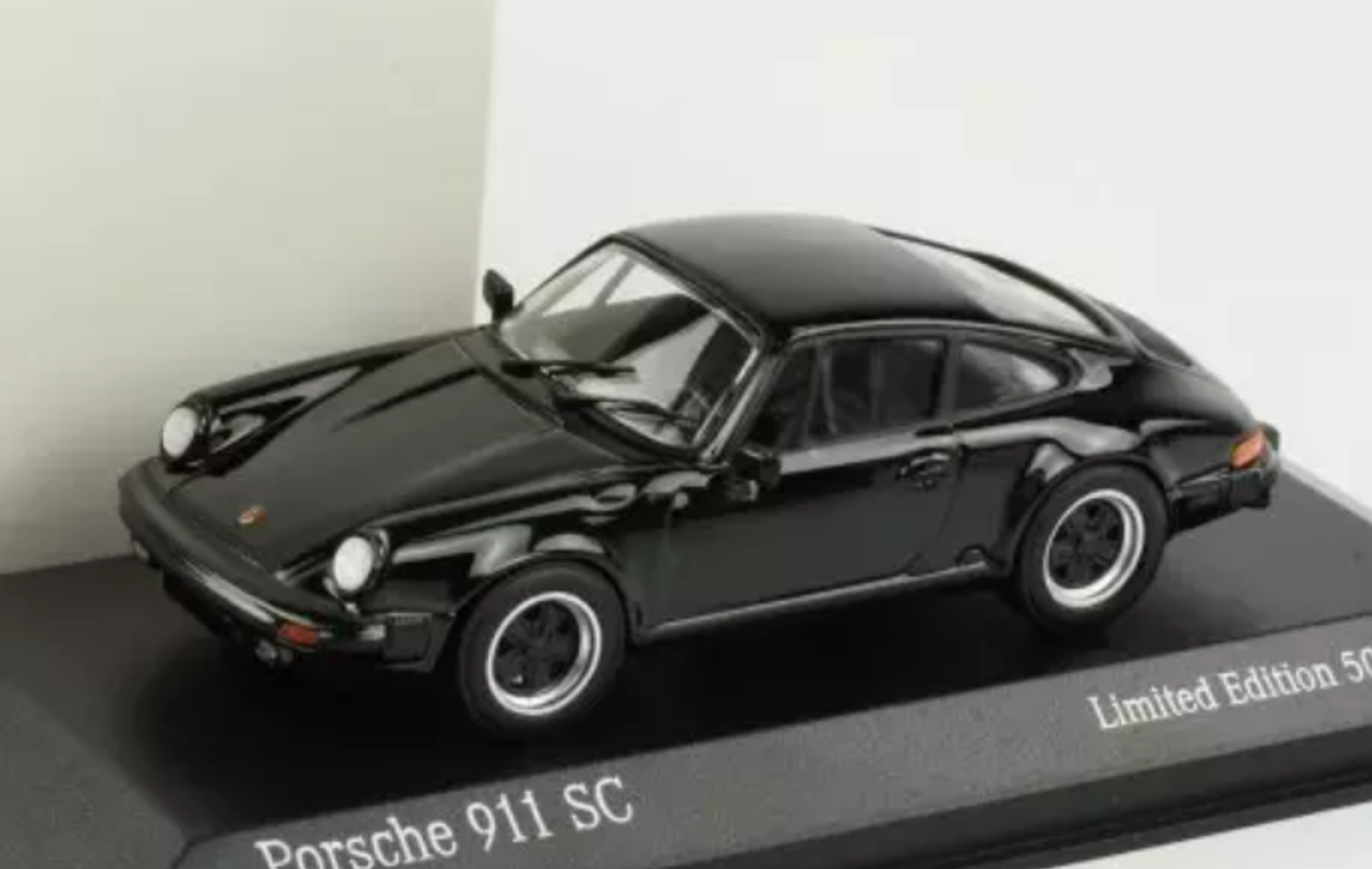 1/43 Minichamps 1979 Porsche 911 SC Coupe (Black) Car Model