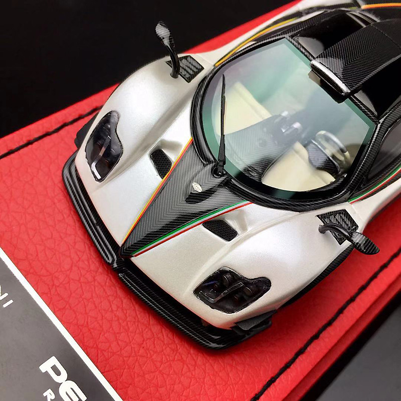 セナ 1/43 Peako Resin Pagani Zonda 760 LM 760LM (White) Car Model