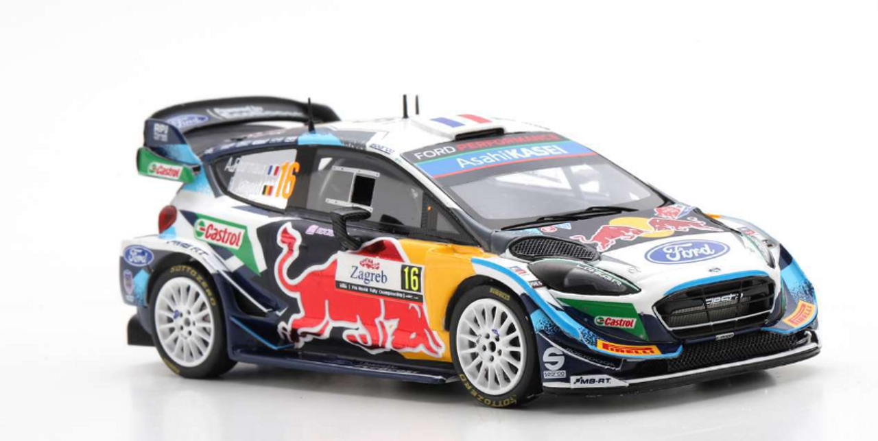 1/43 Ford Fiesta WRC No.16 5th Rally Croatia 2021 Adrien Fourmaux - Renaud Jamoul