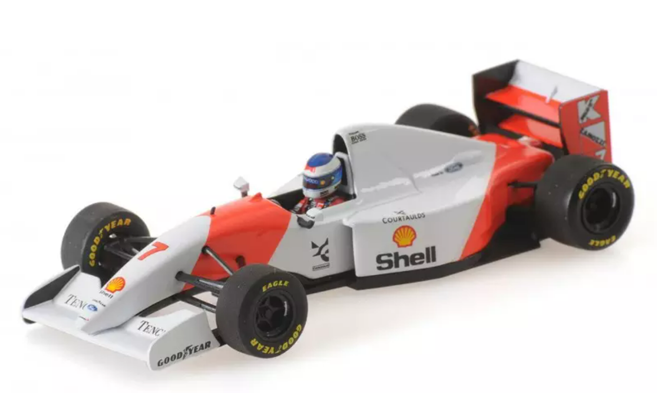 1/43 Minichamps 1993 Mika Häkkinen McLaren MP4/8 #7 3rd Japan GP Formula 1 Car Model